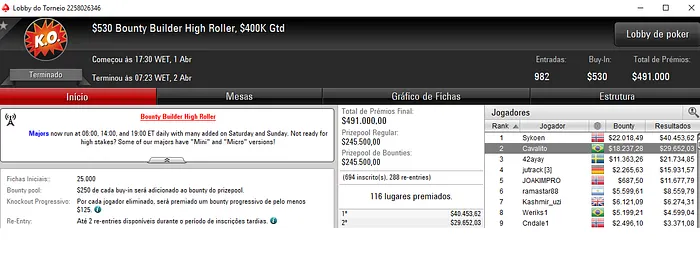 Alexandre "Cavalito" Mantovani Apronta no PokerStars & Mais Forras 101