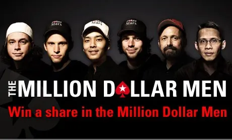 PokerStars 'Million Dollar Men' Promo Offers Players Chance to Share the Wealth 0001