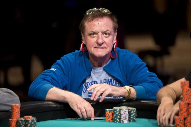 Pierre Neuville pendant les WSOP