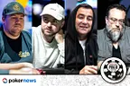 Shaun Deeb, Patrick Leonard, Hossein Ensan e Todd Brunson no WSOP Main Event