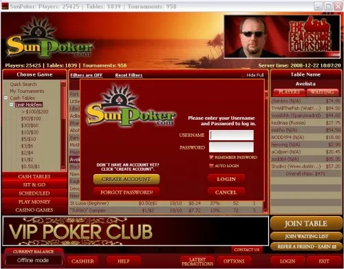 SunPoker Anunciou Transição Para a Rede iPoker 101