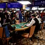 Spectators line the rail to watch Day 4 of Event #46: $50,000 Poker Players' Championship