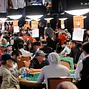 Players pack the Amazon Room for Day 1b of the Main Event