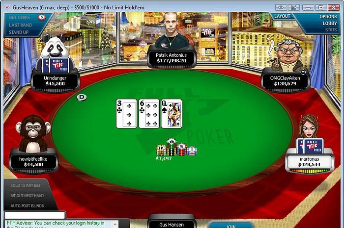 A ação Volta às Mesas de High Stakes da Full Tilt Poker 0001