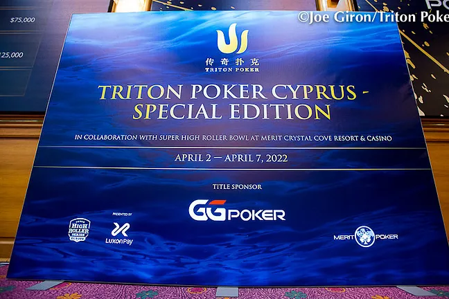 Triton Poker Cyprus Tournament Area