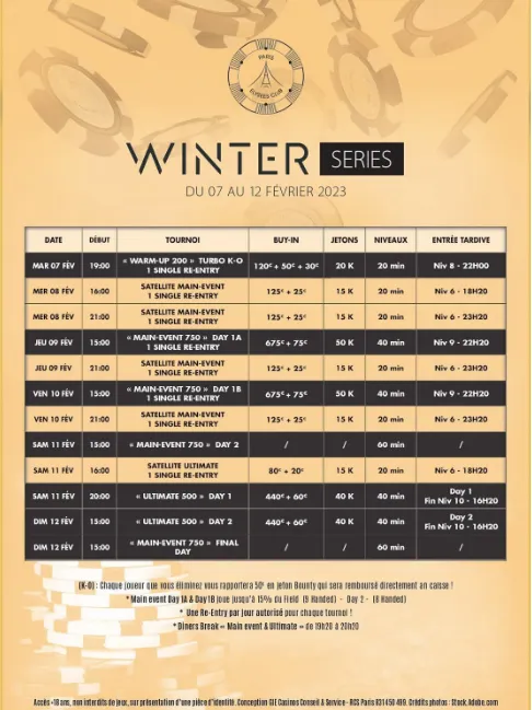 Winter Series Paris Elysées Club