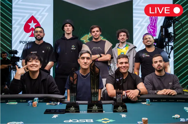 João Vieira na Mesa Final do BSOP Millions Championship