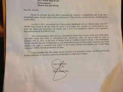 About That Dotted Line... Attorney Maurice "Mac" VerStandig on Horrell vs. Attack Poker 103