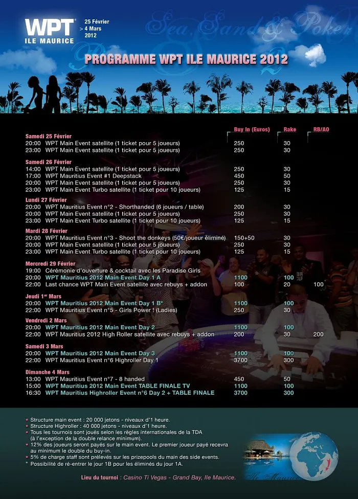 WPT Mauritius : freerolls PMU.fr (packages 3.700€) 102