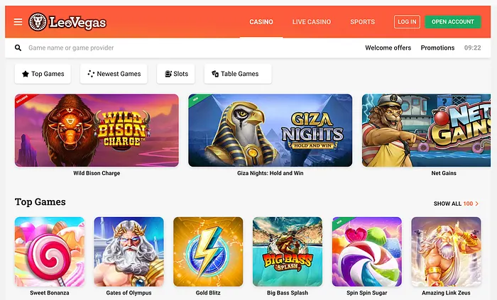 LeoVegas Casino Pokies