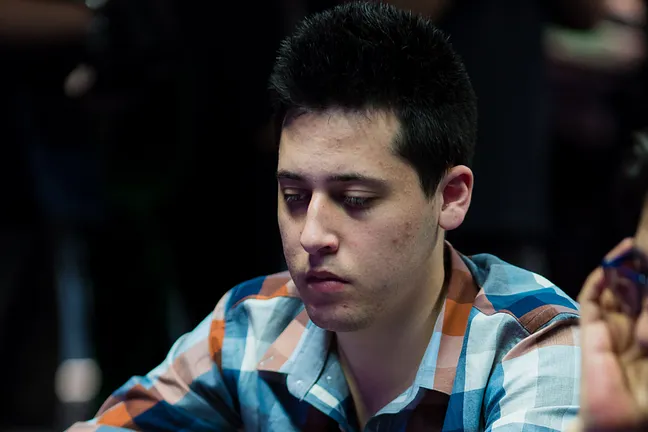 Adrian Mateos in the Super High Roller earlier this week
