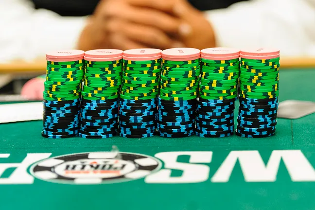 Players will start with stacks of 7,500 today.
