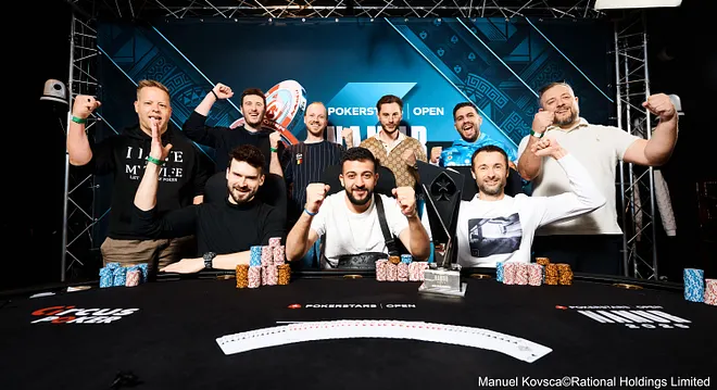 Final table Main Event 2025 PS Open Namur