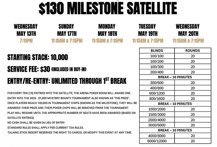 Arizona’s Talking Stick to Host 2026 Mega Mystery Bounty May 21–24 102