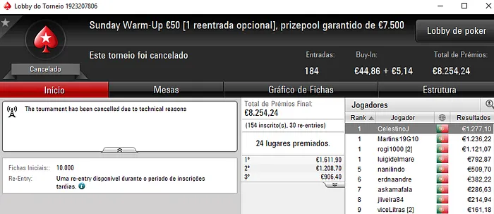 CelestinoJ, Martins19G10 e rogi1000 Premiados em Sessão de Cancelamentos 101