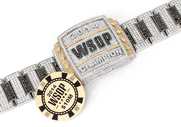 The 2014 WSOP Main Event bracelet.
