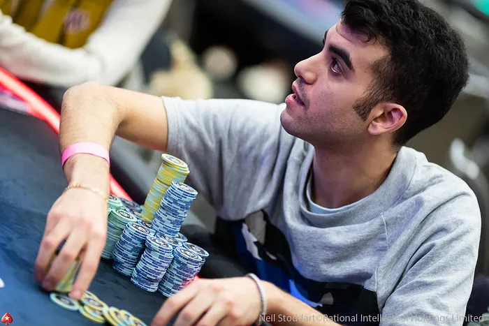 Start-of-day chip leader Luigi Shehadeh