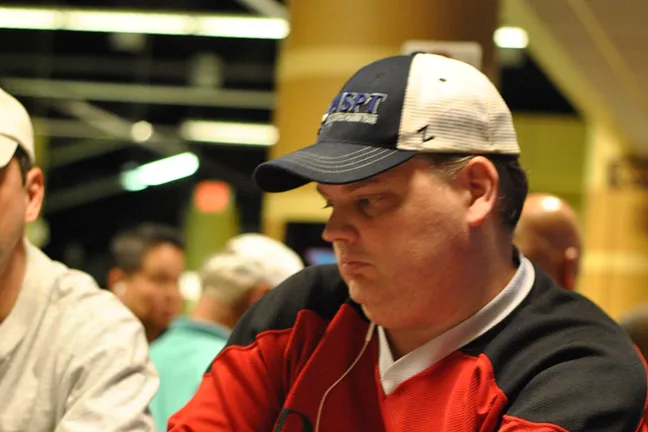 Jason Seitz got three-outed for his stack.