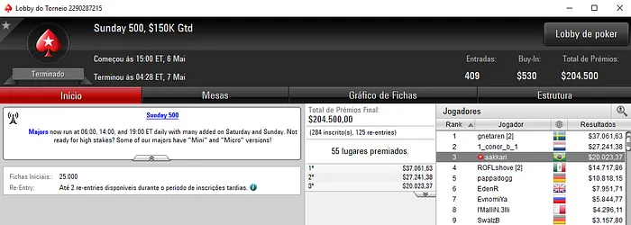 Felipe Baraky, Rodrigo Valente e André Akkari Aprontam no PokerStars 103