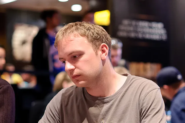 Mike Watson bubbles the final table