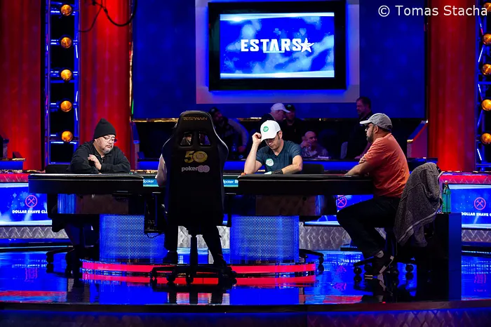 The final three battled for almost six hours.