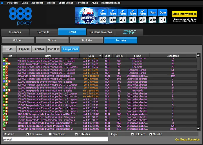 tempestade milhões 888poker