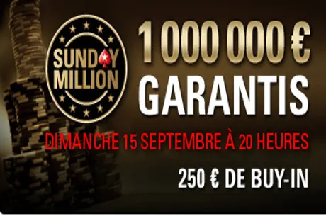 PokerStars.fr - Sunday Million : Un prizepool d'1.000.000€ garanti