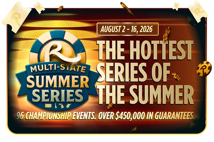 BetRivers Poker Multi-State Summer Series Returns Aug. 2-16; $450K in GTD Prize Pools