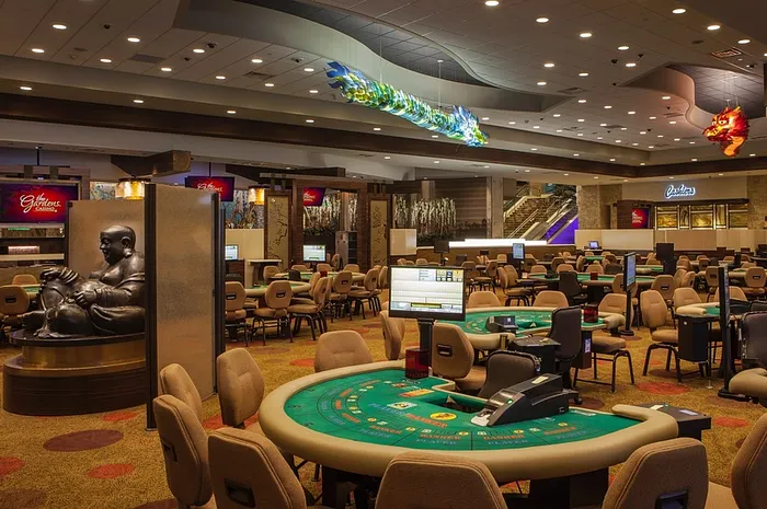 The Gardens poker room