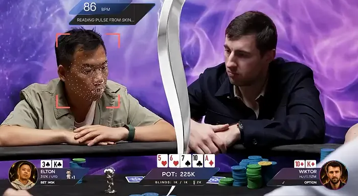 Deepstack RPPG Technology Reading Pulse From Skin