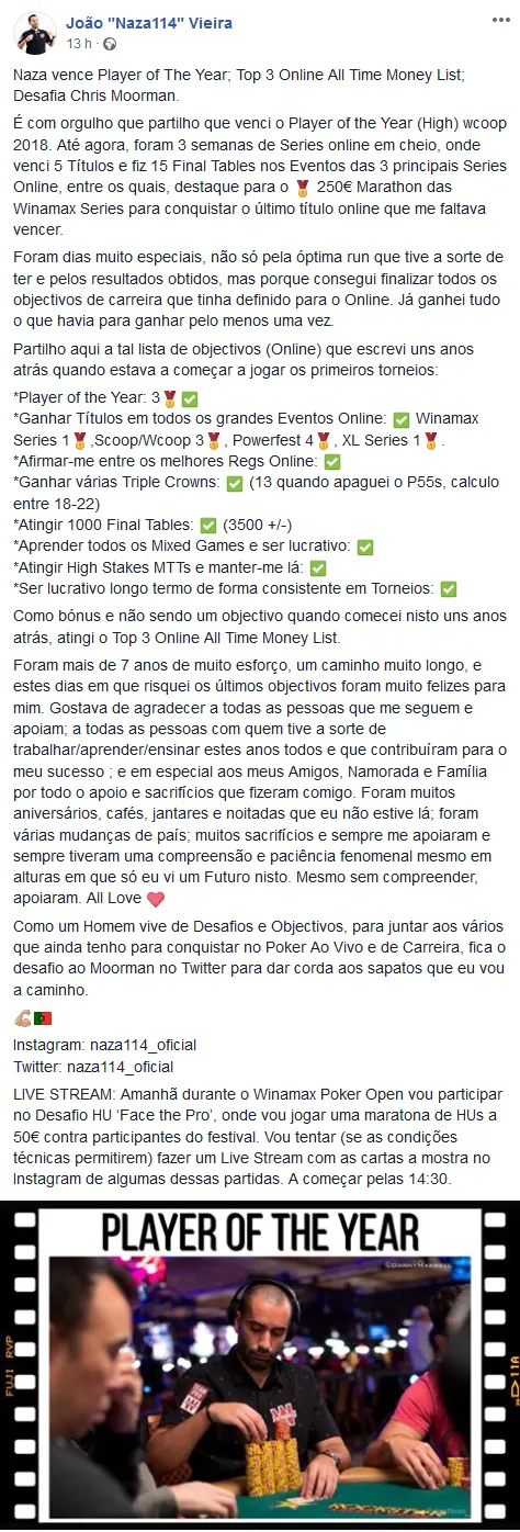 Game On! João "Naza114" Vieira Desafia Chris Moorman 101