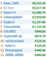 Naza114 Vence o KO Monday Second Chance-H e RuiNF o Sunday 500 & Mais 102