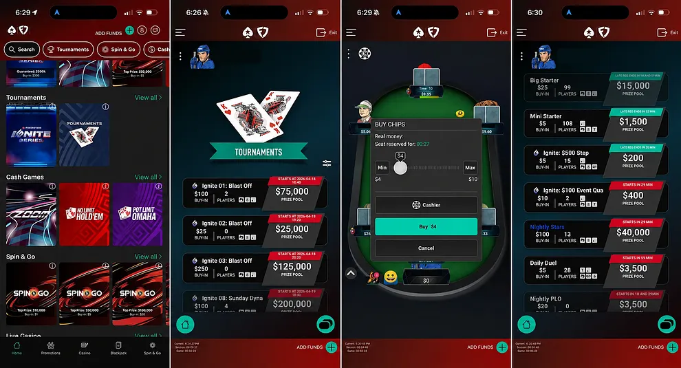 PokerStars Exclusively on FanDuel Mobile App