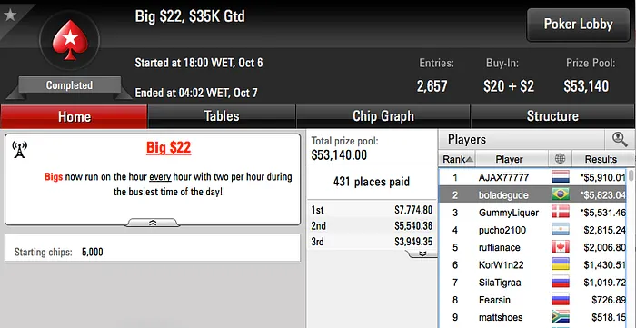 gustavo956 Crava Big  e bauruzito Ganha +k em Duas Deep Runs 108