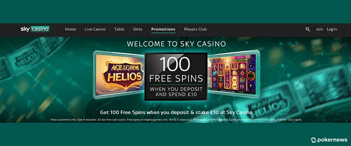 Sky Casino Welcome Bonus