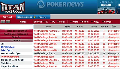 Titan Poker : jouez les WSOP 2010 grâce au Défi Mondial 101
