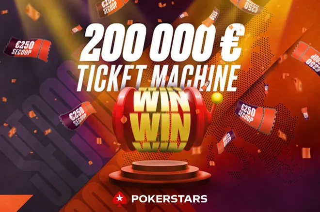 Máquina de Bilhetes: €200.000 em bilhetes garantidos para o SCOOP 2020 da PokerStars.pt