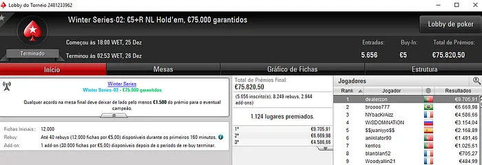 obisgas Vence Winter Series #01 e dealerzon o Winter Series #02 & Mais 102