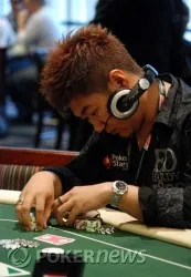 Team PokerStars Asia Pro Huang eliminated