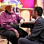 Doyle Brunson chats with Ali Nejad.
