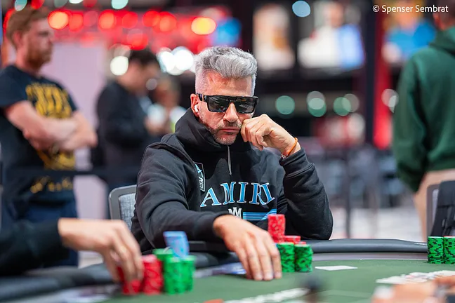 Nacho Barbero is the last $25K player standing in Event #68: $2,500 NLH.