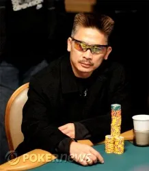 Young Phan has twice that many chips now