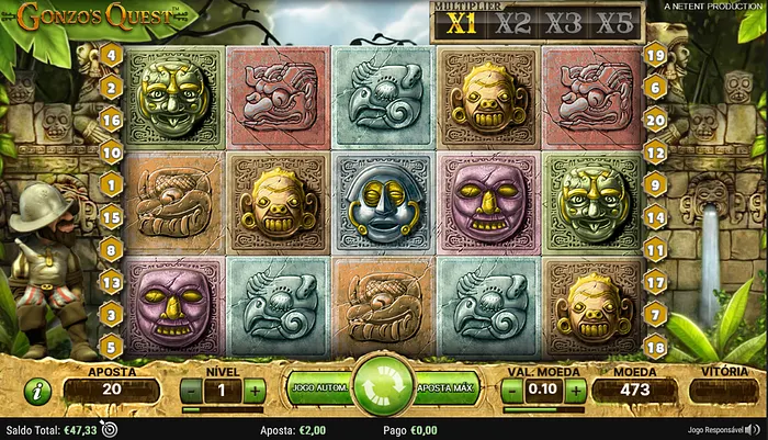 Gonzos Quest slot machine Portugal