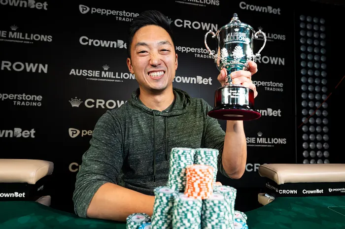 Andy Lee Ends Dry Spell with Largest Career Score in Aussie Millions $25k Challenge
