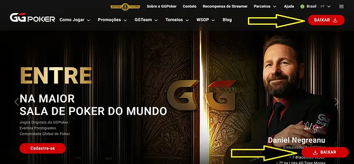 Baixar software GGPoker