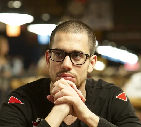 Nick Schulman during the $50,000 Poker Players Championship