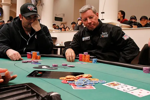 Mike Matusow et Mike Sexton en table finale du WPT Bay 101 Shooting Star