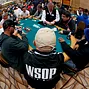 A view of table action on Day 1C of the Main Event