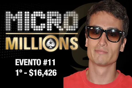 Cristiano Oliveira (1º) e Luis Caliço (2º) no Evento #11 do MicroMillions 0001