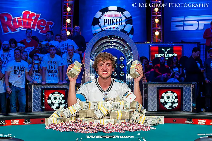 Ryan Riess won the WSOP 2013 Main Event for $8,361,570